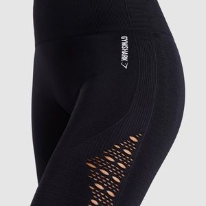 GYMSHARK ENERGRY+SEAMLESS cropped leggings
